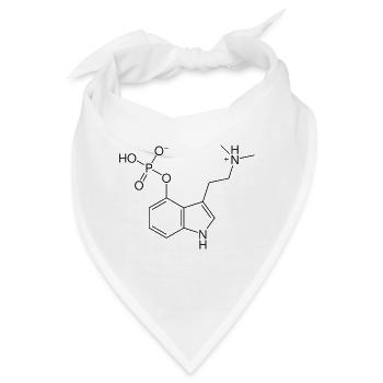 Psylocibin Droge - Bandana - Weiß - Vorne