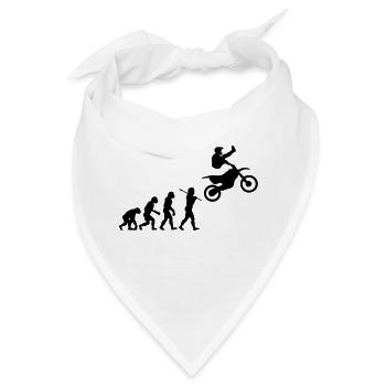 MX Freestyle Motocross Evolution - Bandana - Weiß - Vorne