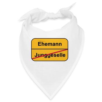 Junggesellenabschied - Bandana - Weiß - Vorne
