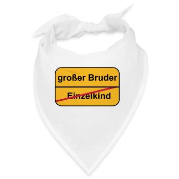 großer Bruder - Bandana - Weiß - Vorne