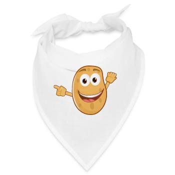 Funny Potato - Bandana - Weiß - Vorne