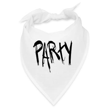 Party - Bandana - Weiß - Vorne