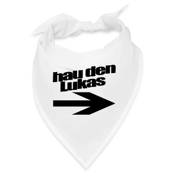 hau den lukas - Bandana - Weiß - Vorne