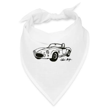 Cobra - ultimate Sportscar - Bandana - Weiß - Vorne