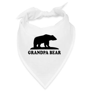 GRANDPA BEAR - Bandana - Weiß - Vorne