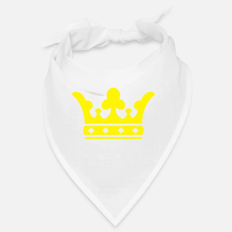 Goldkrone - Bandana - Weiß