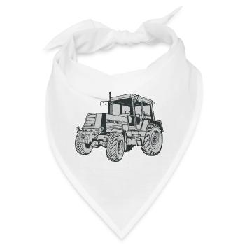 DDR Traktor ZT 300 Serie - Bandana - Weiß - Vorne