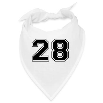 28 - Bandana - Weiß - Vorne