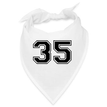 35 - Bandana - Weiß - Vorne