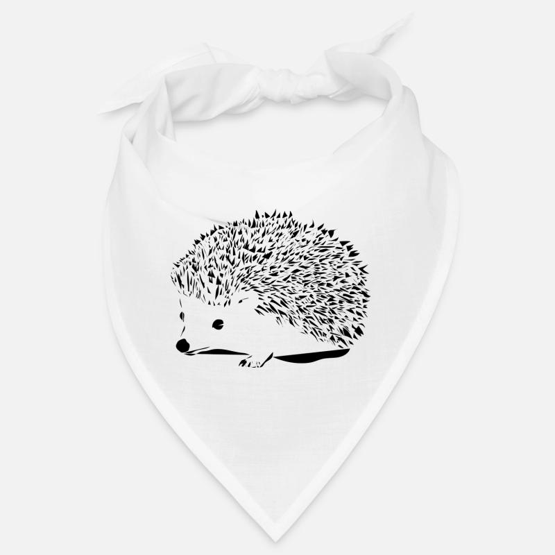 Schwarzer Igel Bandana