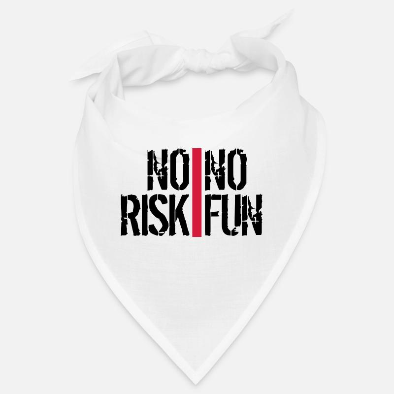bars stripes spontaneous font no risk no fun spr Bandana