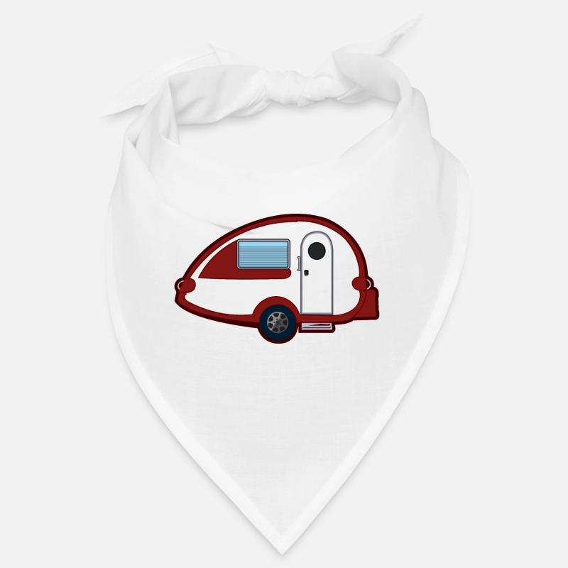 Avec la caravane les vacances de rêve - Bandana - blanc