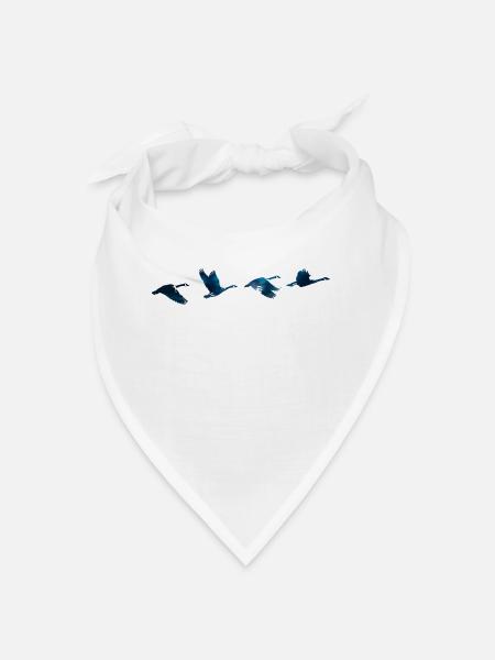 Oies n ° 4 - Bandana - blanc - Devant