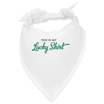 Glück - Bandana - Weiß - Vorne