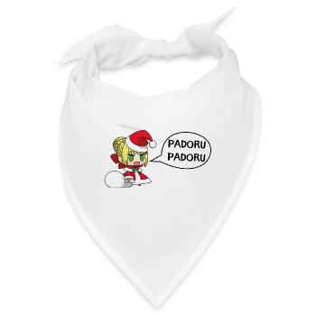 Padoru Padoru - Bandana - Weiß - Vorne