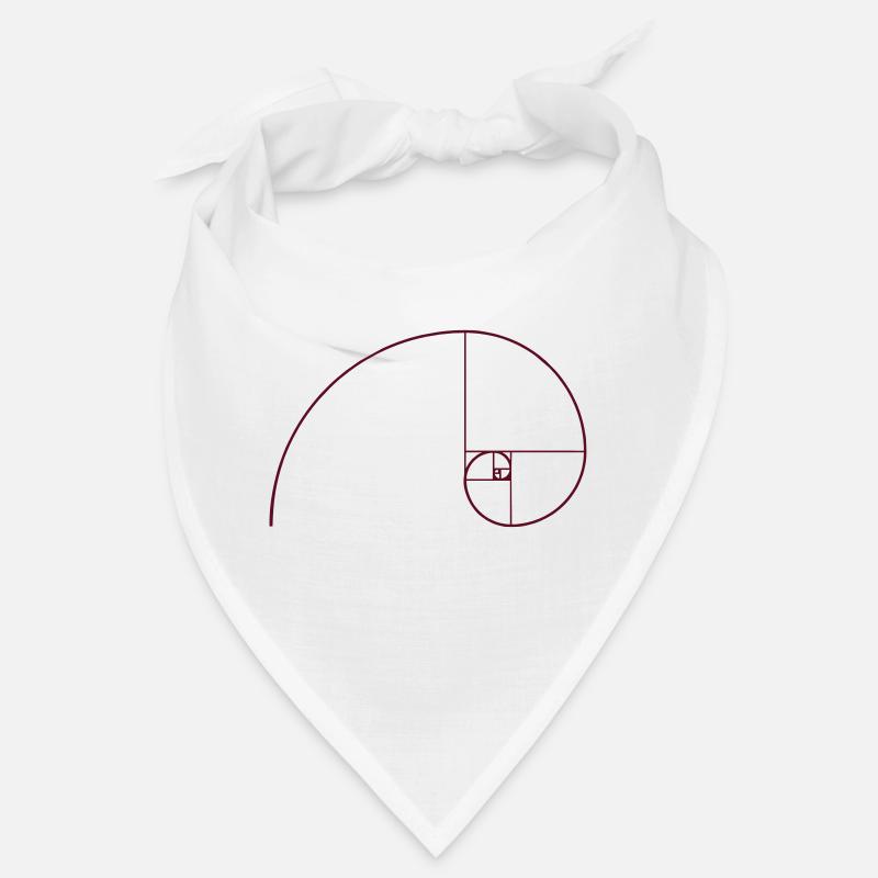 Spirale de Fibonacci, section doré, Phi, evolution Bandana
