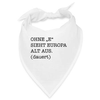 lustig - Bandana - Weiß - Vorne