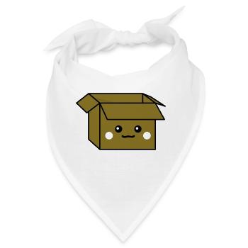 Cute Carton - Bandana - Weiß - Vorne