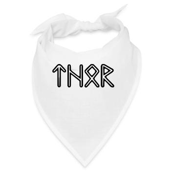 Wikinger Thor - Bandana - Weiß - Vorne