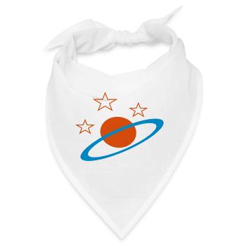 Planet - Bandana - Weiß - Vorne