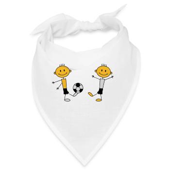 Play Soccer Boys - Bandana - Weiß - Vorne