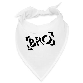 BRO Stamp - Bandana - Weiß - Vorne