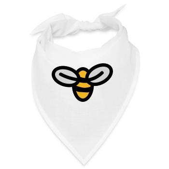 Bee - Bandana - Weiß - Vorne