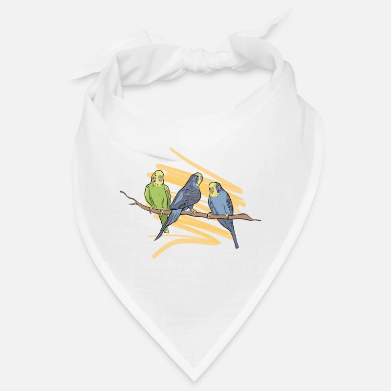 Budgerigar drawing Bandana