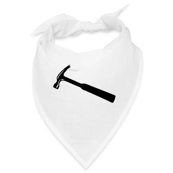Hammer - Bandana - Weiß - Vorne