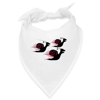 Snail Race - Bandana - Weiß - Vorne