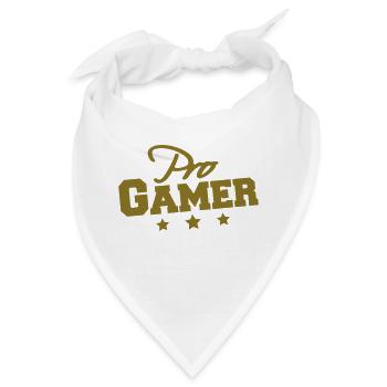 Pro Gamer - Bandana - Weiß - Vorne
