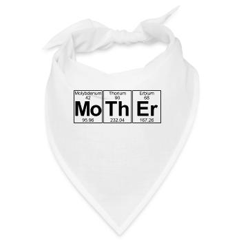 MoTh-Er (mother) - Full - Bandana - Weiß - Vorne