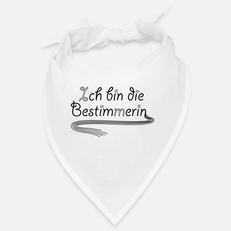 Ich bin die Bestimmerin - Bandana - Weiß