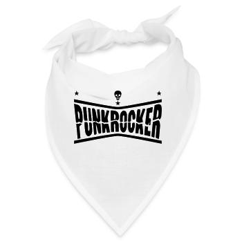 PUNKROCKER - Bandana - Weiß - Vorne