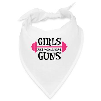 Guns - Bandana - Weiß - Vorne