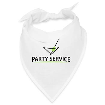 party service (d, 2c) - Bandana - Weiß - Vorne
