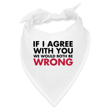 Funny - Bandana - Weiß - Vorne