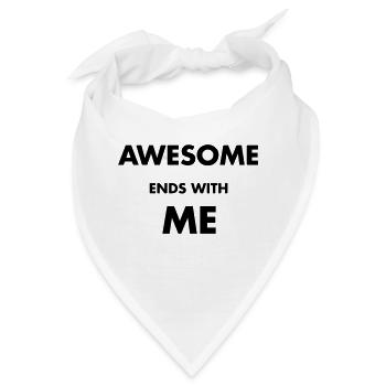 Awesome - Bandana - Weiß - Vorne