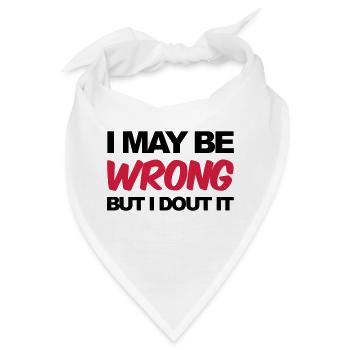 Funny - Bandana - Weiß - Vorne