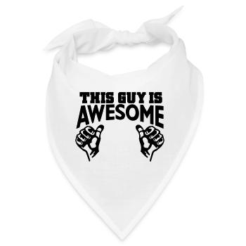 awesome - Bandana - Weiß - Vorne