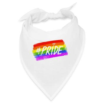 #Pride - Bandana - Weiß - Vorne