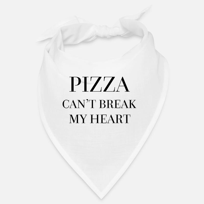 Pizza - Bandana - Weiß