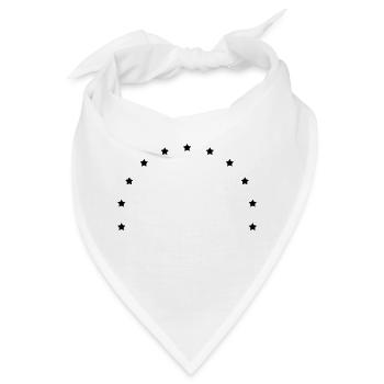stars symbol - Bandana - Weiß - Vorne