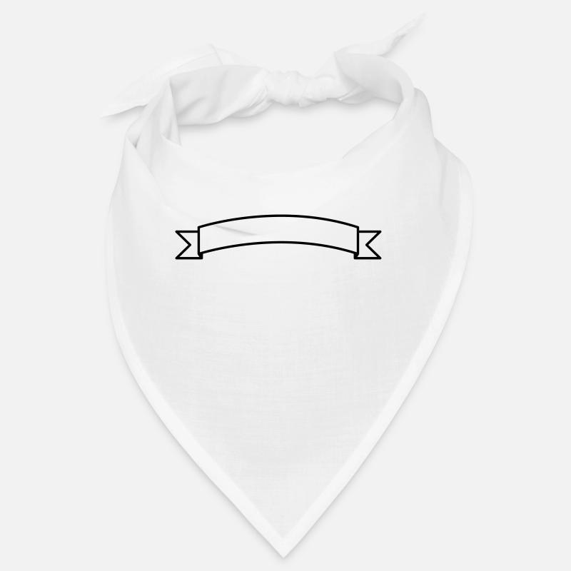 Modèle d'étiquette de bannière pour les concepteurs Bandana