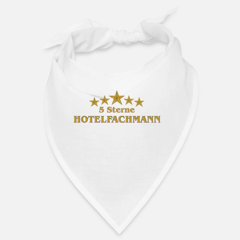 5 Sterne Hotelfachmann - Bandana - Weiß