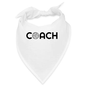 Volleyball - Volley Ball - Volley-Ball - Sport - Bandana - Weiß - Vorne