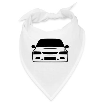 JDM Evo9 | T-shirts JDM - Bandana - Weiß - Vorne