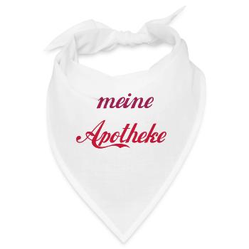 meine Apotheke - Bandana - Weiß - Vorne