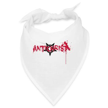 Antichrist Blood Petrangram - Bandana - Weiß - Vorne