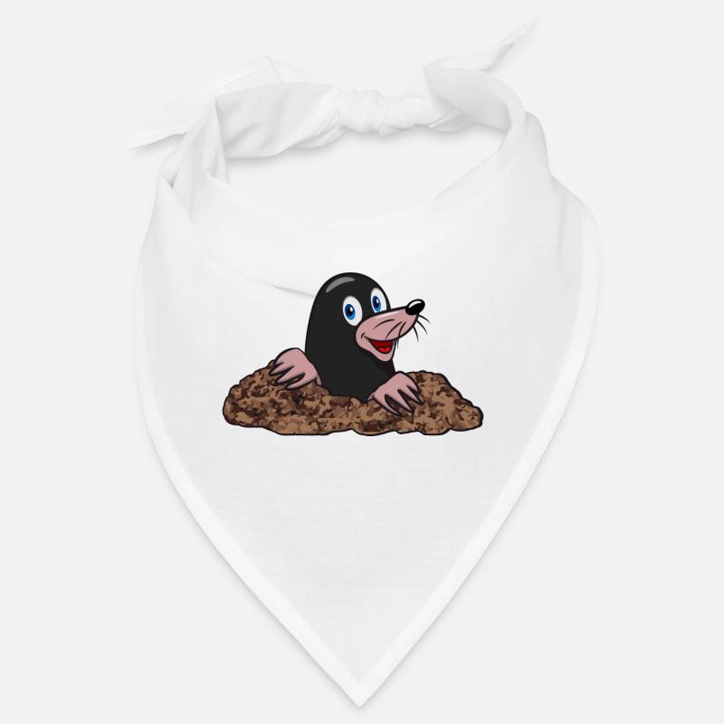 Mole earth Mole hedge garden cute cute Bandana